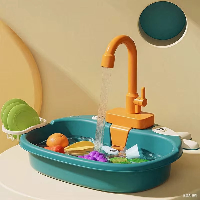 Fun Interactive Play Kitchen Sink Toy - Pexav