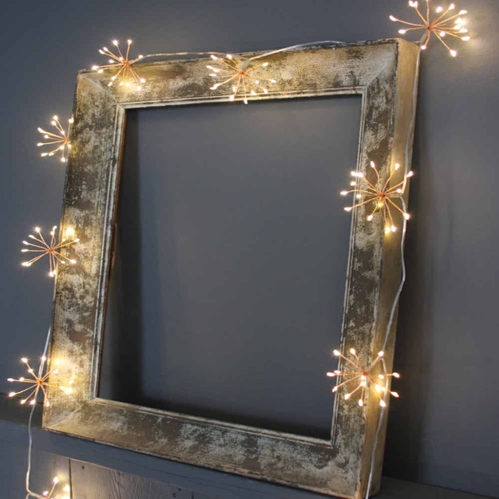 Warm White LED String Lights Outdoor Indoor Copper - Pexav