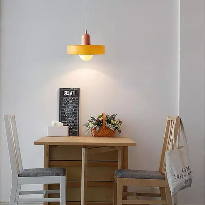 Stylish Glass Hanging Lamp Fixture