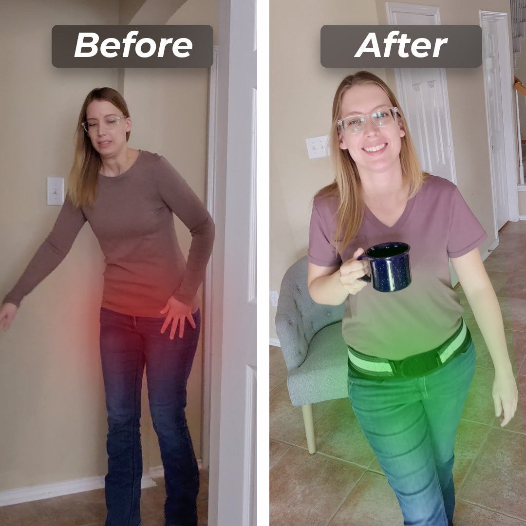 Comfortable Back Support Brace for Lower Back Pain Relief