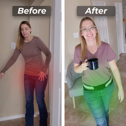 Comfortable Back Support Brace for Lower Back Pain Relief