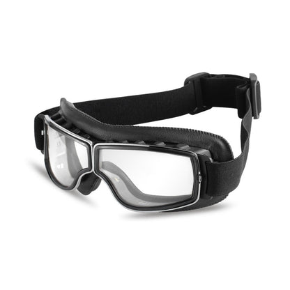 Classic Biker Leather Goggles