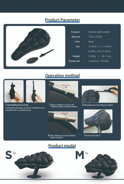 Comfort Bike Gel Seat Cushion