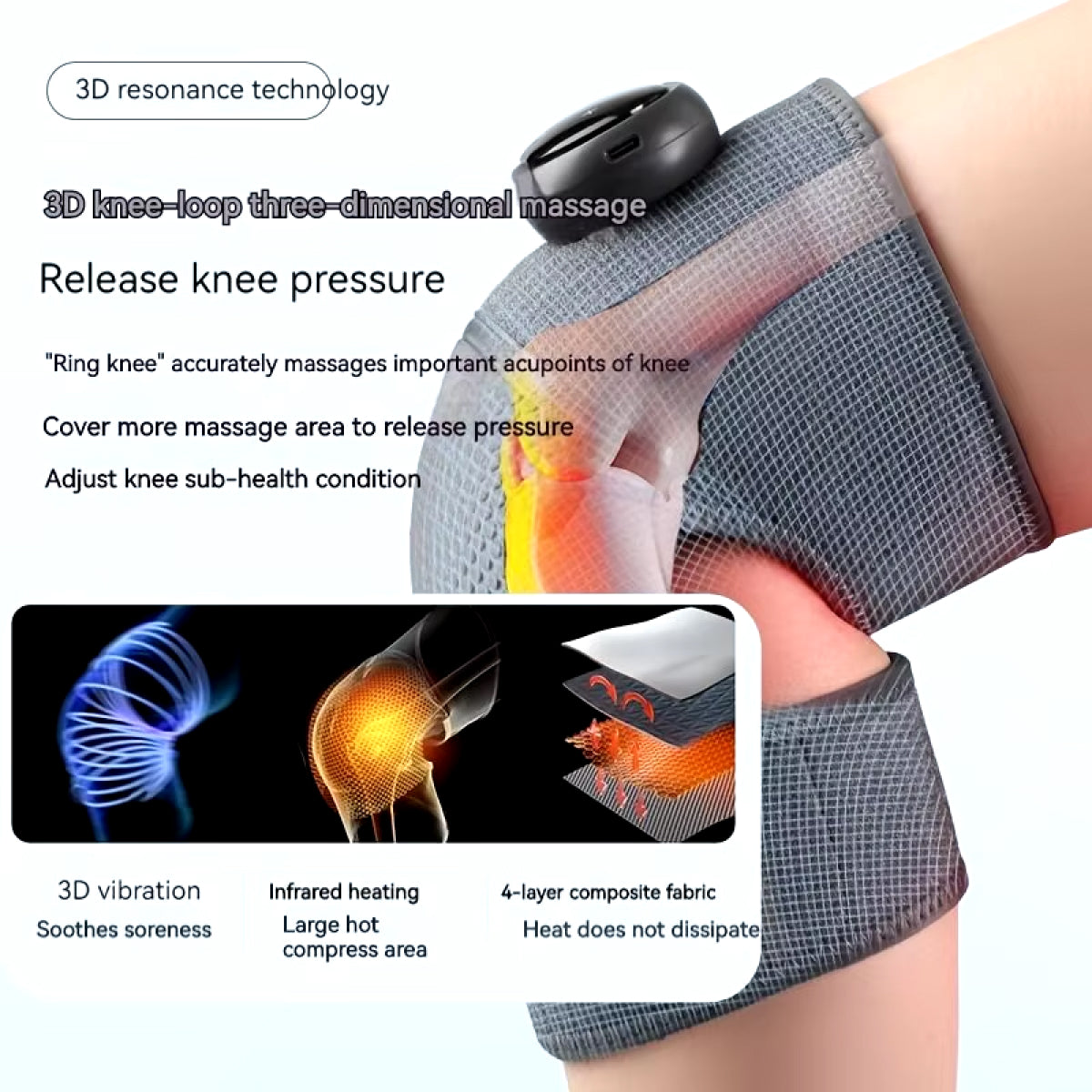 Comfortable Knee Support Sleeve for Pain Relief