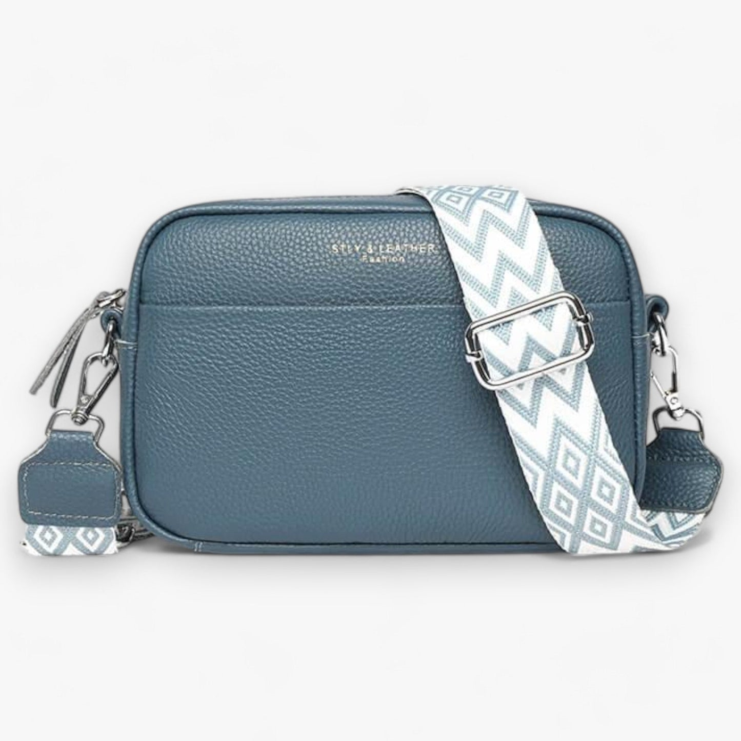 Stylish Crossbody Purse - Slim Faux Leather, Compact & Easy Carry
