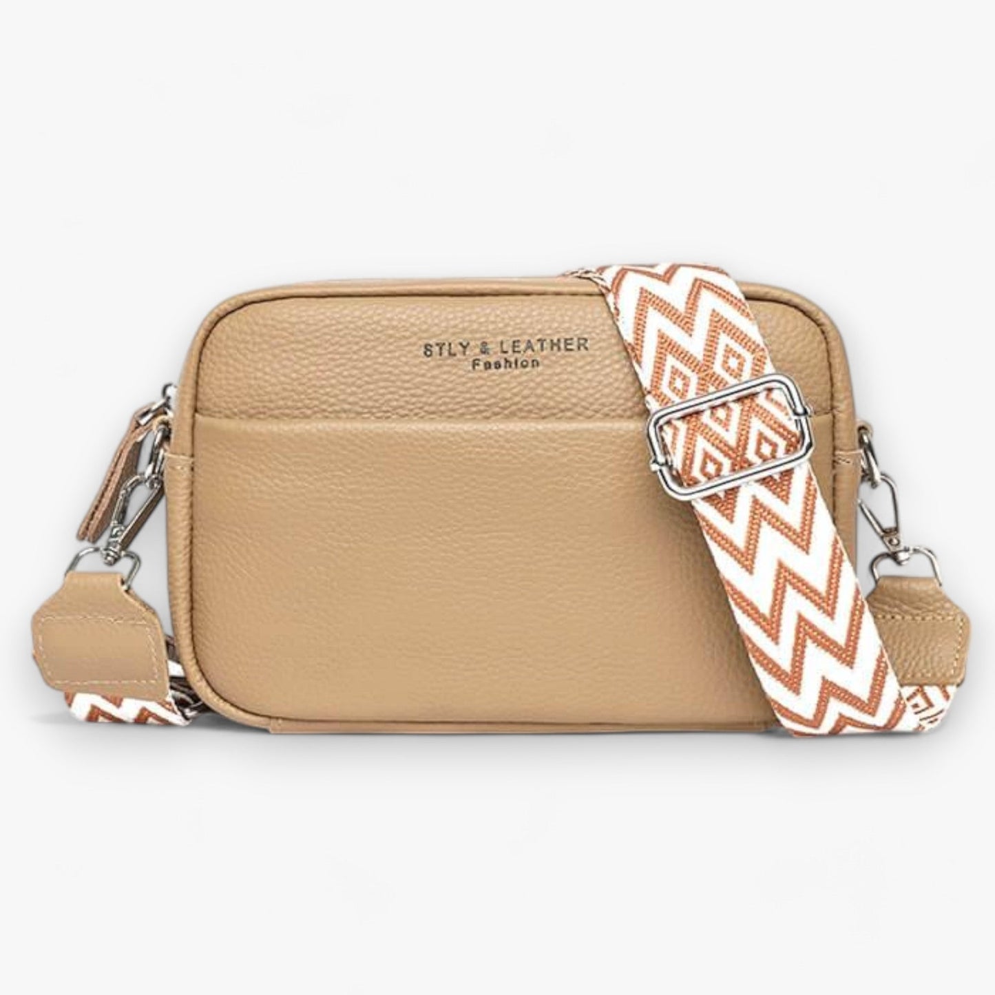 Stylish Crossbody Purse - Slim Faux Leather, Compact & Easy Carry