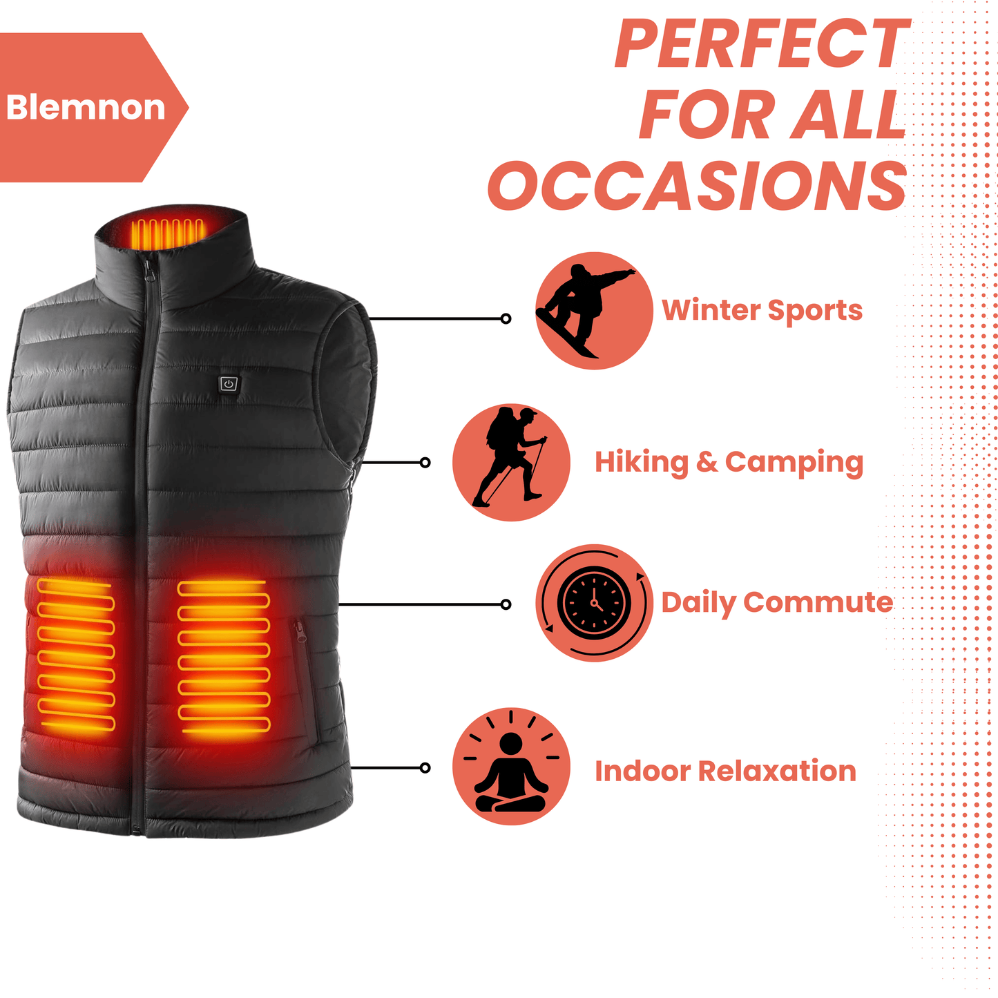 Warm Water-Resistant Outdoor Gilet