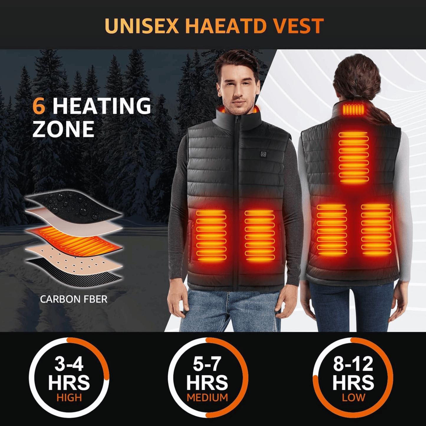 Warm Water-Resistant Outdoor Gilet