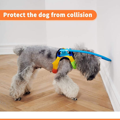 Blind Dog Harness Guiding Device, Pet Anti-Collision Ring for Protective And Build Confidence, Blind Dog Harness