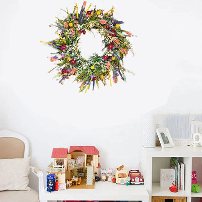 Beautiful Fake Flower Door Wreath Home Decoration