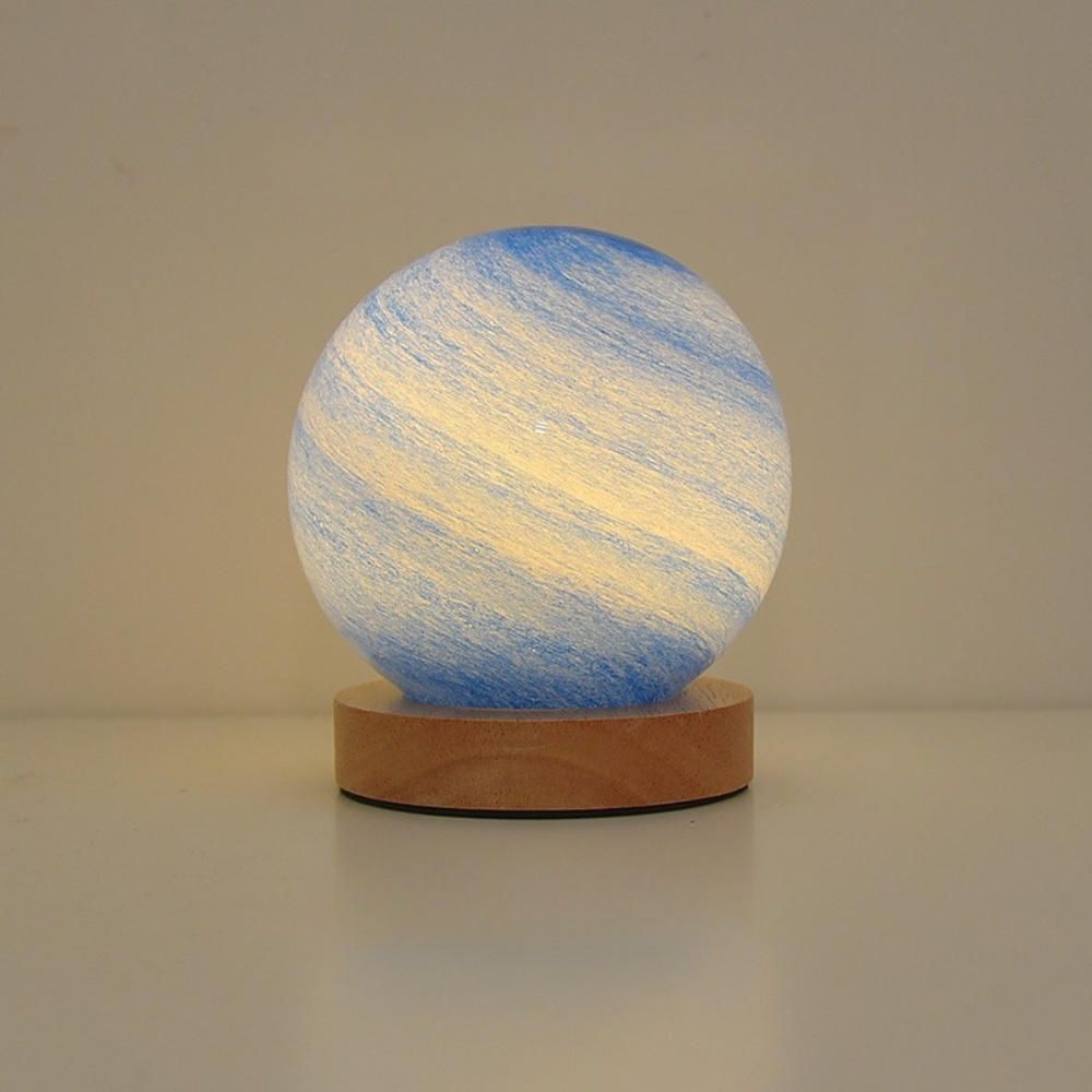 Cosy Glass Night Light Table Lamp for Bedroom - Pexav