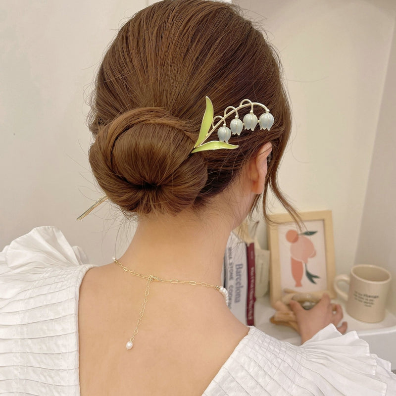 Pretty Flower Hair Slide Clamp - Pexav