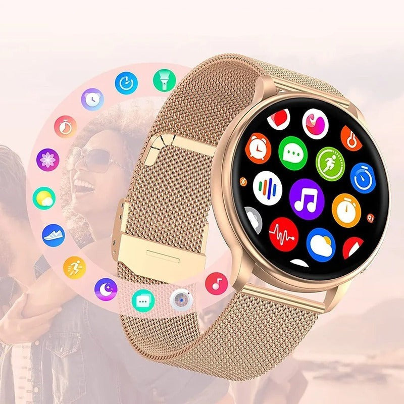Waterproof Smartwatch with Bluetooth and Fitness Tracking - Pexav