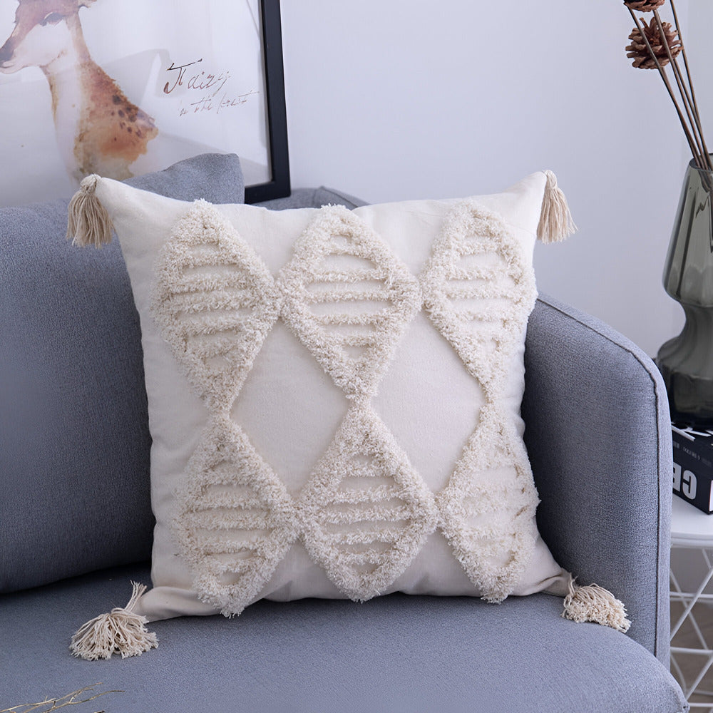 Boho Chic Cushion Covers – Ibiza Inspired Cotton Pillow Cases for Sofa and Scatter Cushions, 45x45cm, 30x50cm 10