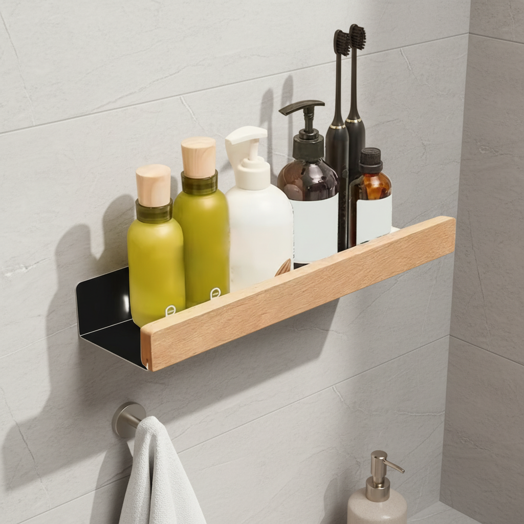 Space Saving Plastic Wall Shelf - Pexav