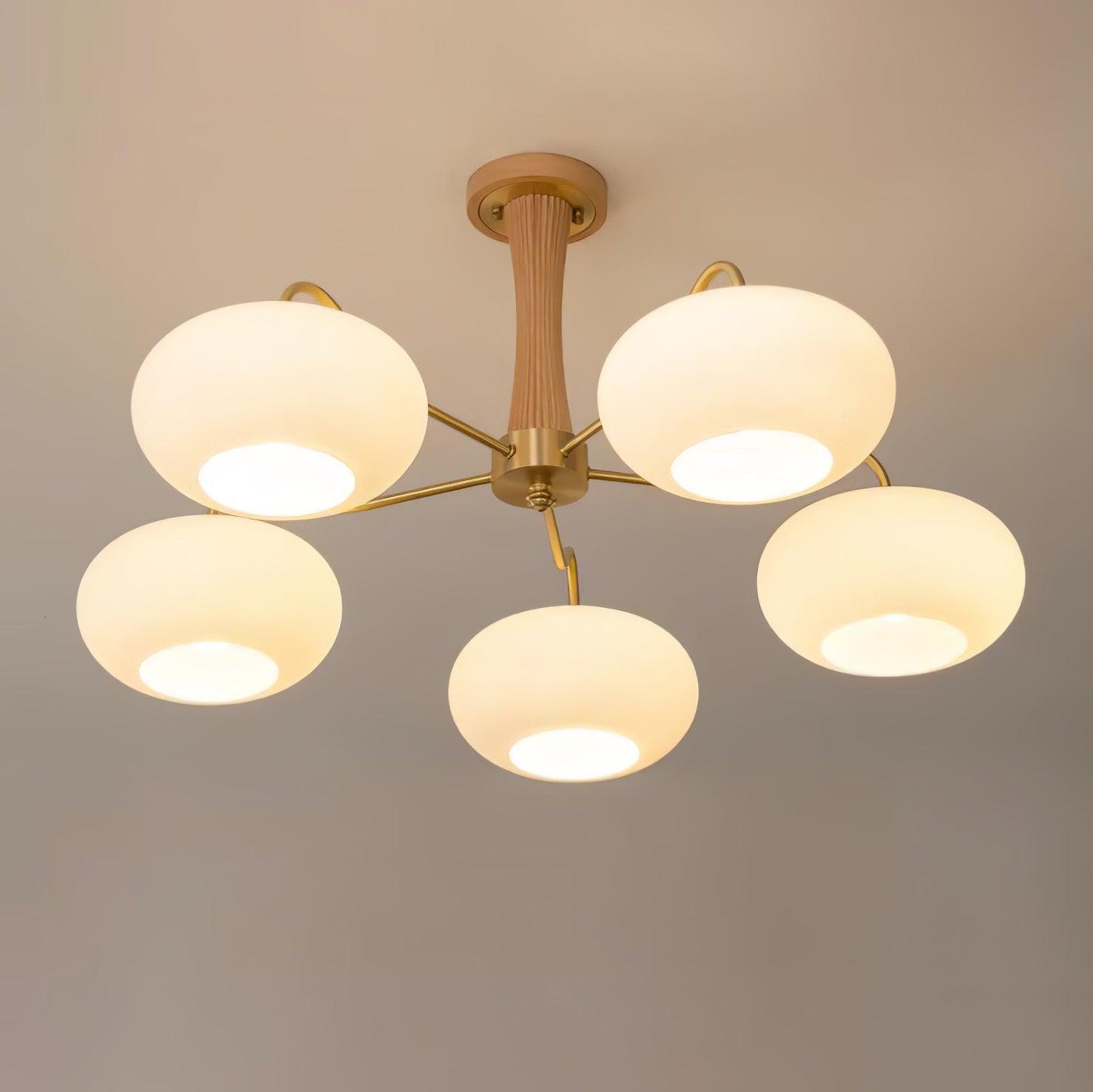 Vintage Style Glass Pendant Ceiling Lamp Fixture