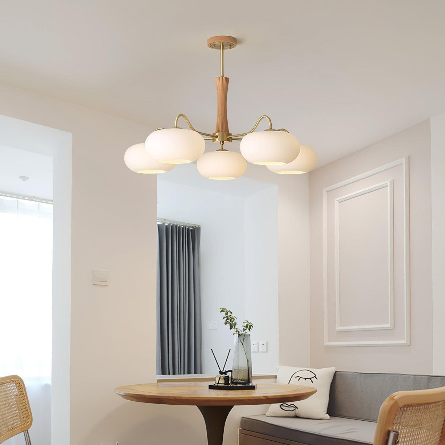 Vintage Style Glass Pendant Ceiling Lamp Fixture