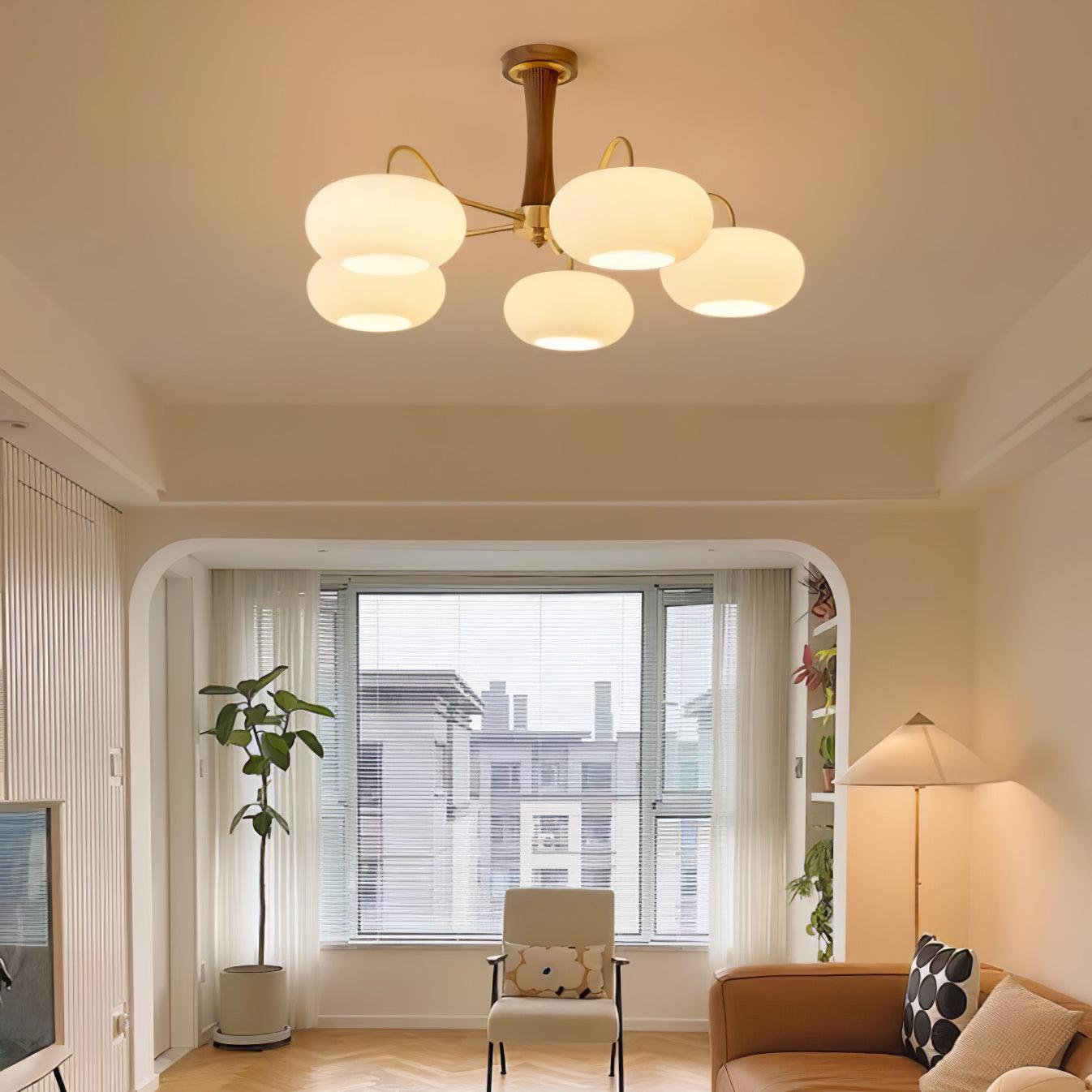 Vintage Style Glass Pendant Ceiling Lamp Fixture