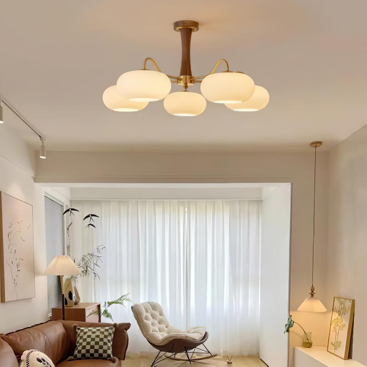 Vintage Style Glass Pendant Ceiling Lamp Fixture