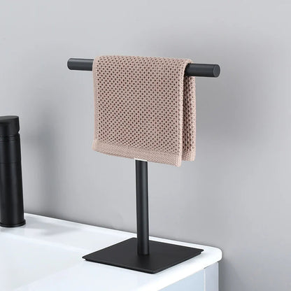 Stainless Steel Towel Stand – Modern Free Standing Towel Holder - Pexav