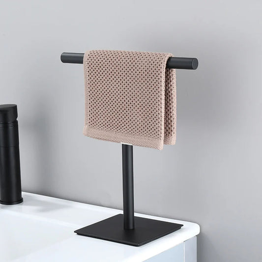 Stainless Steel Towel Stand – Modern Free Standing Towel Holder - Pexav