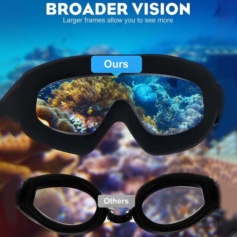 Clear Vision Swim Goggles With Fog Free Lenses
