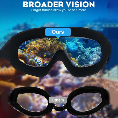 Clear Vision Swim Goggles With Fog Free Lenses