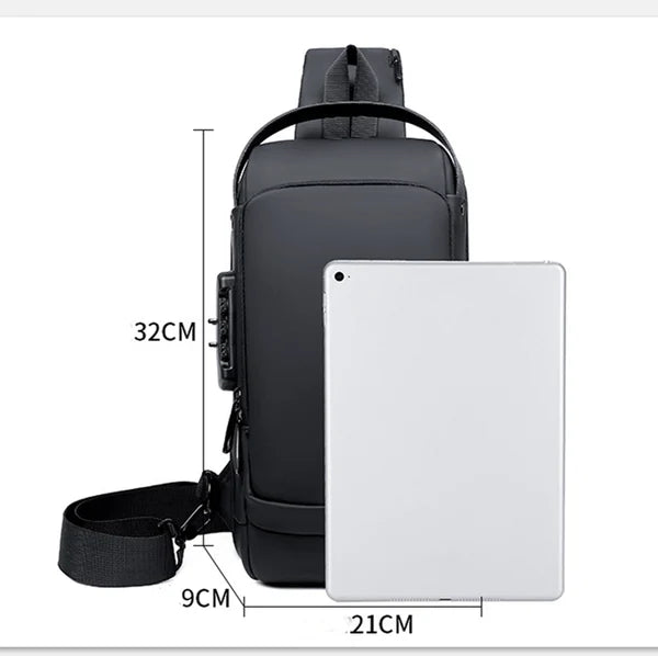 Secure Water Resistant Travel Backpack
