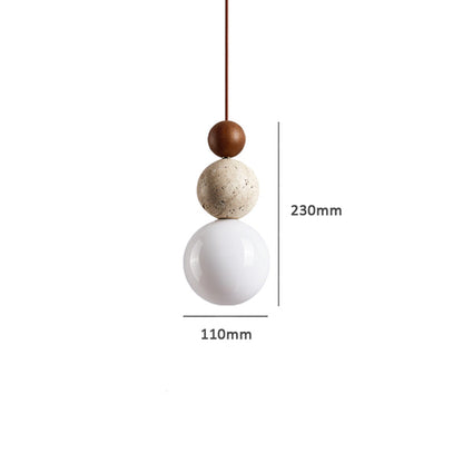 Simple Stone Drop Ceiling Lamp