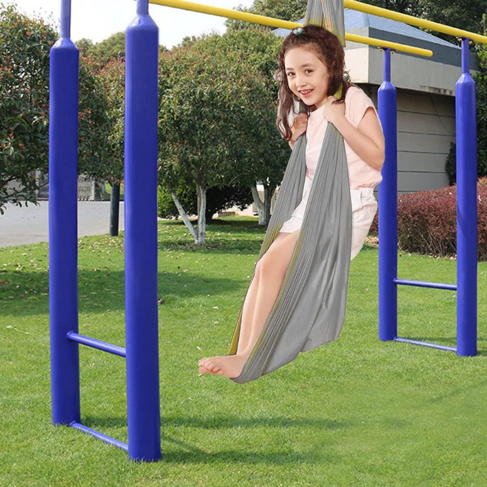 Calming Sensory Swing for Children - Durable Indoor/Outdoor Therapy Swing for Sensory Integration and Emotional Balance 4