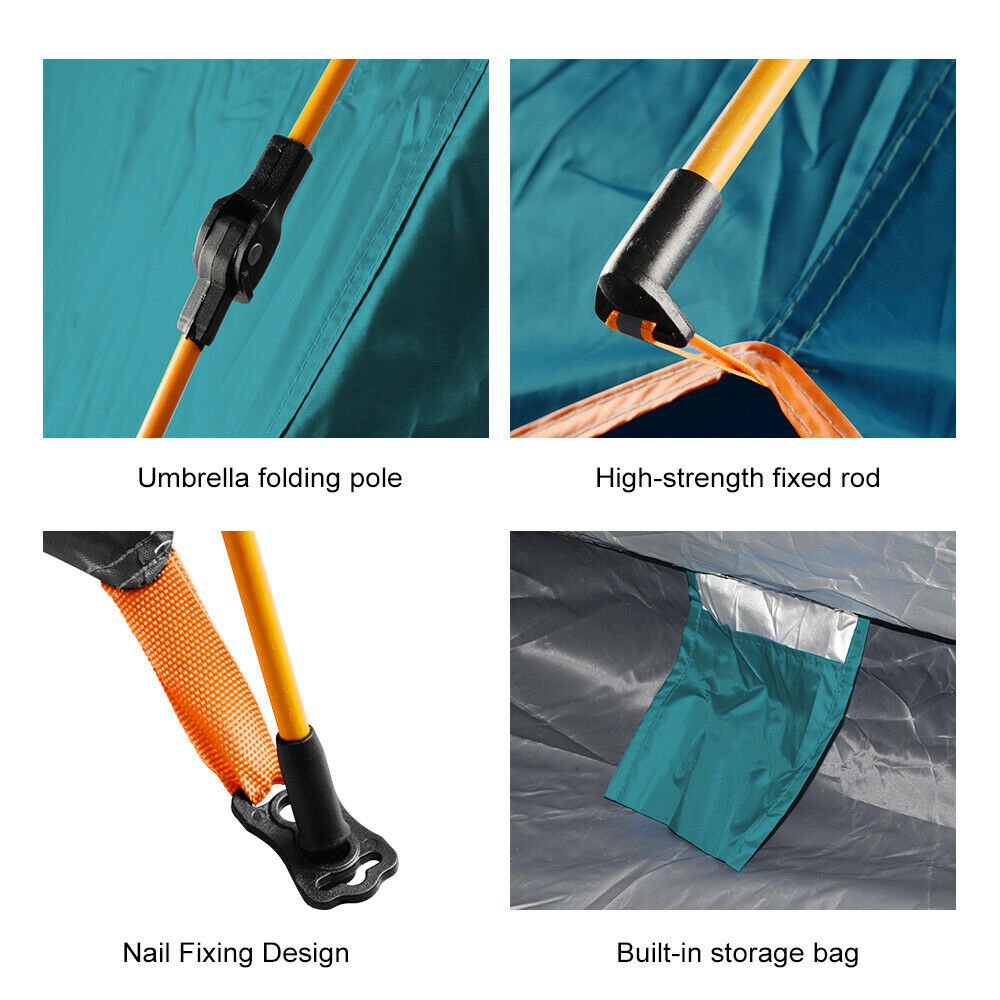 Compact 2 Man Waterproof Hiking Pop Up Tent