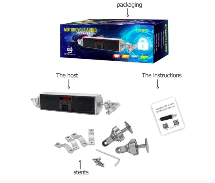 Waterproof Bike Sound System
