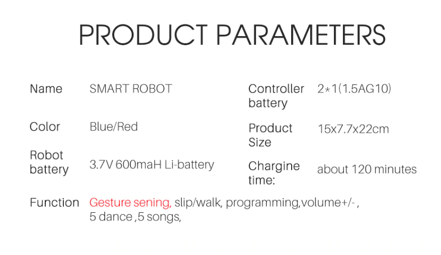 Wireless Automated Toy Robot