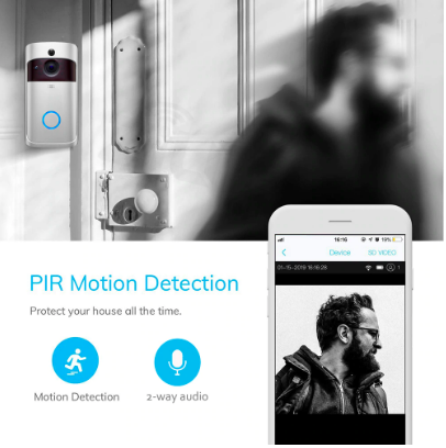 Wireless Home Surveillance Doorbell Cam