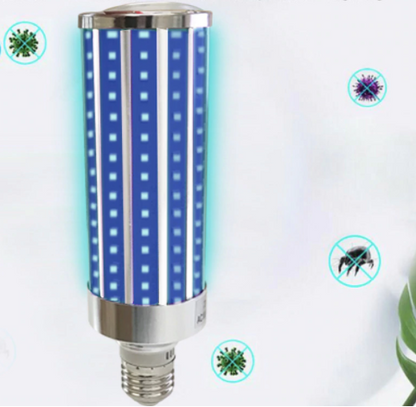 Sanitary UV LED Light Bulb with Remote 99% Bacteria Killer - Pexav