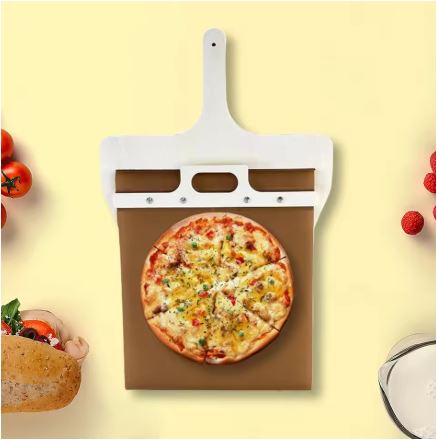 Wooden Pizza Peel with Smooth Slide Mechanism - Pexav