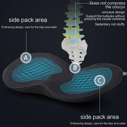 Car Seat Cushion For Short Drivers Height Risers For Adults, Memory Foam Car Seat Pad