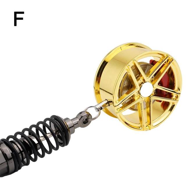 Car Shaped Rear View Mirror Keychain Accessory