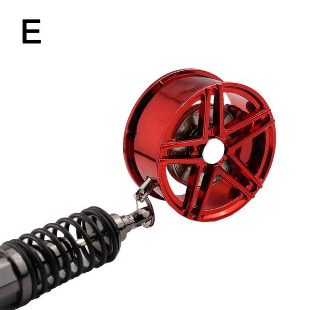 Car Shaped Rear View Mirror Keychain Accessory