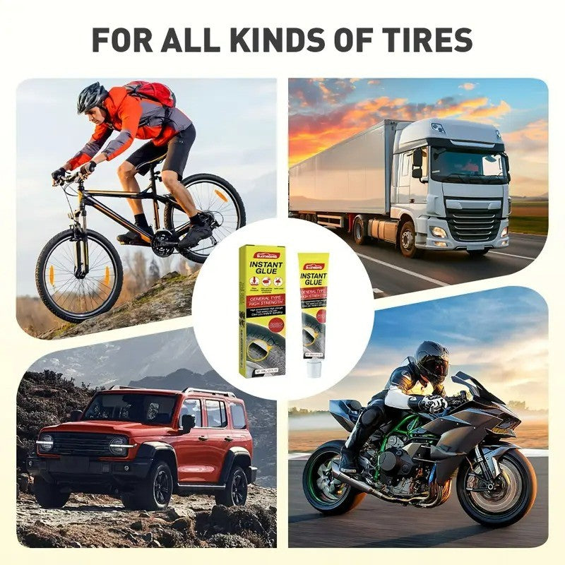 Car Tire Crack Repair Glue with High Strength Adhesive, Waterproof & Weather-Resistant