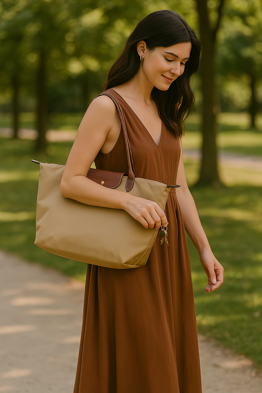 Stylish Women's Leather Tote Bag