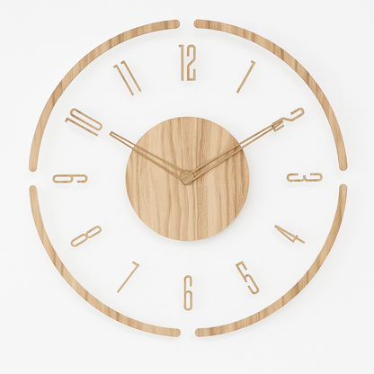 Classic Round Clock Minimalist Home Decoration