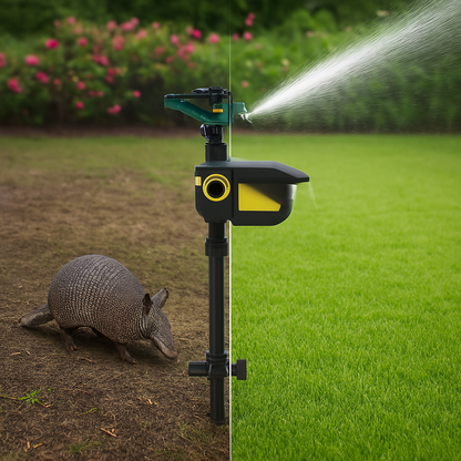 Automatic Outdoor Sprinkler with Pest Repellent Sensor - Pexav