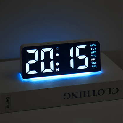 Sleek Compact LED Alarm Clock with USB Charging - Pexav