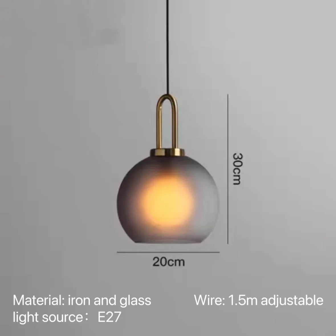 Chiswick Glass Pendant Light