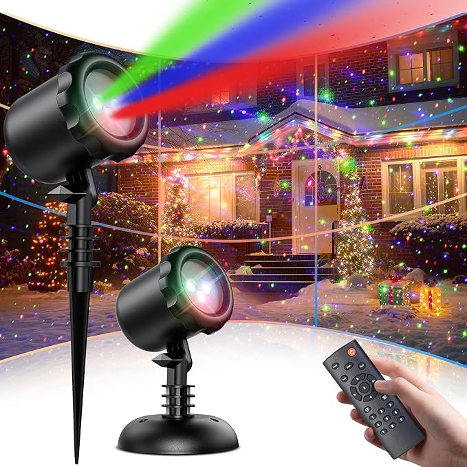 Bright Outdoor Christmas Laser Projector Lights - Pexav