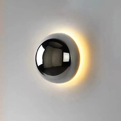 Round Metal LED Wall Lamp - Pexav
