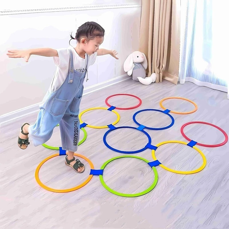Vibrant Exercise Jumping Rings for Fitness Play - Pexav