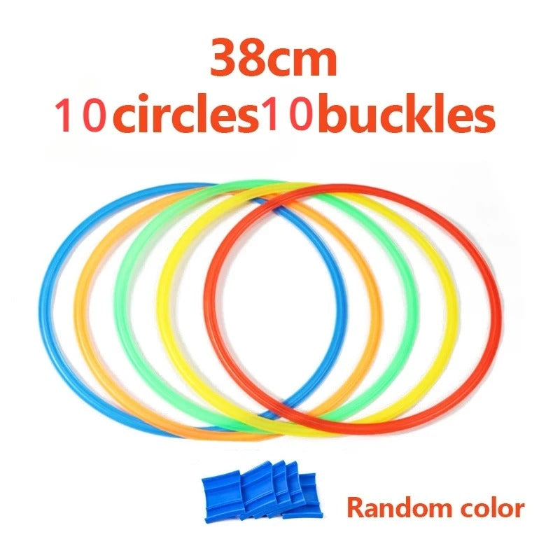 Vibrant Exercise Jumping Rings for Fitness Play
