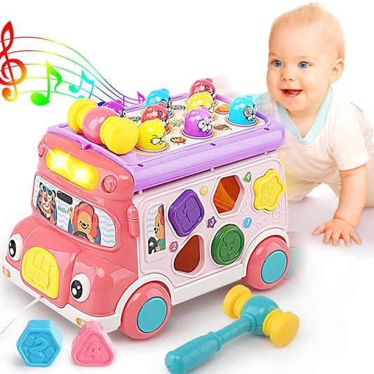Fun Interactive Baby Music Bus Toy for Toddlers - Pexav